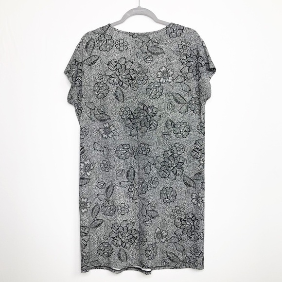 𝅺J Jill Wearever  collection paisley print floral shift dress - Picture 8 of 9